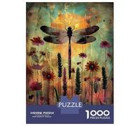 Puzzles for Adults 1000 Pieces Dragonfly Dreams Jigsaws for Adults Brain Teaser Game Analysis And Logic Unique Birthday And Xmas Gifts 38x26cm/1000pcs