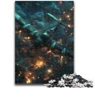 Puzzles for Adults 1000 Pieces Dream Fighter 1000 Piece Jigsaw,Staycation Kill Time with Fully Interlocking Randomly Shaped Pieces (50x75cm)