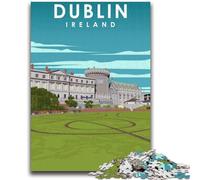 Puzzles for Adults 1000 Pieces Dublin Ireland Travel Art Family Fun for Is Ideal As A Gift for The Whole Family for And Age 14 Years Up (size 38x26cm)
