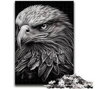 Puzzles for Adults 1000 Pieces Eagle Drawn for Age 14+ Quiz Game Fun at Home Activities, Birthday Present,Travel Gifts 26x38cm