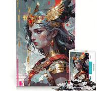Puzzles for Adults 1000 Pieces Echoes of Wisdom Athena Reborn, Educational Toy, Pattern Assembly, Artists Collection, Fine Art 50x75cm