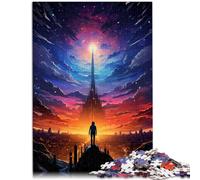 puzzles for adults 1000 pieces Escape from the city Family Game for and 26x38cm Enhance love between couples for teenager Age 14+