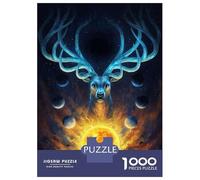 Puzzles for Adults 1000 Pieces Ethereal Dragon Surge Jigsaw Puzzle Brain Teaser Game But Fun And Humorous Christmas Birthday Gifts 52x38cm/1000pcs