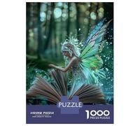 Puzzles for Adults 1000 Pieces Fairy Reading Book Forest Jigsaws for Adults Brain Teaser Game Analysis And Logic Unique Birthday And Xmas Gifts 70x50cm/1000pcs