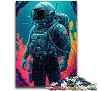 Puzzles for Adults 1000 Pieces Fantasy Astronaut Challenging To Complete But Fun And Humorous Unique Birthday And Gifts 26x38cm
