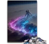 Puzzles for Adults 1000 Pieces Fantasy Astronaut Puzzles for Teenagers,Fun Present & Activity for Home,Toy for Rainy Days (26x38cm)