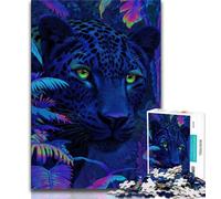 Puzzles for Adults 1000 Pieces Fantasy Black Panther 1000 Pieces for Teenagers,Brain Intelligence Challenge Addictive Toys for Home Decoration 38x26cm