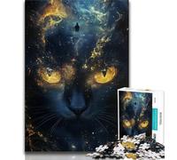 Puzzles for Adults 1000 Pieces Fantasy Cat Adult Jigsaw,Staycation Kill Time with Fully Interlocking Randomly Shaped Pieces (size 75x50cm)