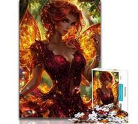 Puzzles for Adults 1000 Pieces Fantasy Dark Girl 1000 Piece Jigsaw,Challenging Family Activity Games DIY Toy for Home Wall Decor Gifts 38x26cm