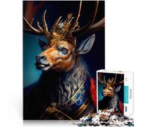 puzzles for adults 1000 pieces Fantasy Deer Help the brain exercise addictive toys to cultivate patience A Work of Art 50x70cm
