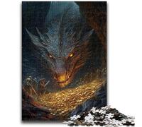 Puzzles for Adults 1000 Pieces Fantasy Dragon 1000 Piece Jigsaw,Family Game Stress Reliever Difficult Challenge Suitable for Couples (26x38cm)