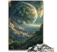 Puzzles for Adults 1000 Pieces Fantasy Earth for Educational Game Challenge Toy for Is Ideal As A Gift for The Whole Family 38x26cm