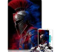Puzzles for Adults 1000 Pieces Fantasy Knight Warrior 1000 Piece Jigsaw,Staycation Kill Time with Matching Poster And Trivia Sheet 75x50cm
