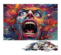 Puzzles for Adults 1000 Pieces Fantasy Monster Jigsaw Puzzle A Work of Art for And Teenager Age 14 Years Up 1000 PCS(38x26cm)