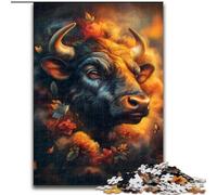 Puzzles for Adults 1000 Pieces Fantasy Yak, Challenging Game And Family Play with Fully Interlocking Randomly Shaped Pieces (Size 50x75cm)