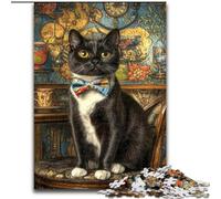 Puzzles for Adults 1000 Pieces Farm Cat, Decompressing Intellectual Educational Toy Birthday Present, Gifts (Size 26x38cm)