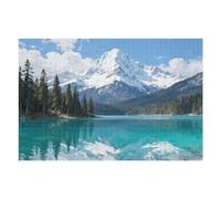 Puzzles for Adults 1000 Pieces - Featuring Moraine Lake Alberta - Challenging and Educational Masterpieces Puzzle for Women - Large, 30x20 in Inches - Jigsaw Puzzles 1000 Pieces for Adults