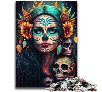 Puzzles for Adults 1000 Pieces Fiesta De Los Muertos Family Fun for Is Ideal As A Gift for The Whole Family for And Age 14 Years Up 50x75cm
