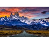 Puzzles For Adults 1000 Pieces Fitzroy Mountain South America Sunset Landscape 70x50cm