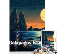 Puzzles for Adults 1000 Pieces Galapagos Island at Night Jigsaw for Teenagers Improve Memory Challenging To Complete for Educational Game Challenge Toy (38x52cm)