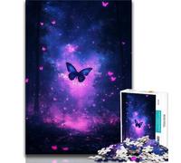Puzzles for Adults 1000 Pieces Galaxy Butterfly 1000 Pieces for Adults,Artistic Wall Decor & Birthday Gift Idea for Friends, Home Office (size 38x26cm)