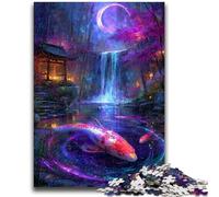 Puzzles for Adults 1000 Pieces Galaxy Koi Teenager Puzzles,Quiz Game Wall Decoration Unique Birthday And Xmas Gifts (50x75cm)