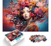 puzzles for adults 1000 pieces Geisha s DIY Puzzle Toys 26x38cm for is ideal as a gift for the whole family for 14 year olds