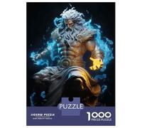 Puzzles for Adults 1000 Pieces God of Thunder Statue -2 Adult Jigsaw Puzzle Hands-on Game Staycation Kill Time Challenging Game Gifts 38x26cm/1000pcs