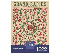 Puzzles for Adults 1000 Pieces Grand Rapids Farmers Market Jigsaws for Adults Brain Teaser Game Pattern Assembly Challenging Game Gifts 70x50cm/1000pcs