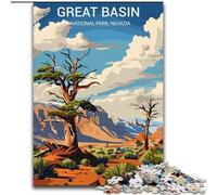 Puzzles for Adults 1000 Pieces Great Basin National Park, Challenging Difficult with Fully Interlocking Randomly Shaped Pieces 26x38cm