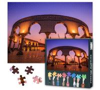 Puzzles for Adults 1000 Pieces, Great Mosque of Central Java Jigsaw Puzzles, Adult Puzzle for Adults, Educational Fun Games or Toys for Elders Friends 20X27 INCH