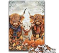 Puzzles for Adults 1000 Pieces Halloween Yak 1000 Piece Jigsaw,Challenging Family Activity Games DIY Toy for Home Wall Decor Gifts (38x26cm)