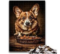Puzzles for Adults 1000 Pieces Happy Corgi Educational Family Game Deal As Gifts for The Whole Family for And Age 14 Years Up 26x38cm
