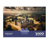 Puzzles for Adults 1000 Pieces Highclere Castle A Royal Retreat Jigsaw Puzzle Brain Teaser Game But Fun And Humorous Christmas Birthday Gifts 52x38cm/1000pcs