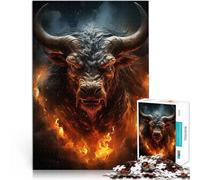 puzzles for adults 1000 pieces Infernal Taurus Family Game Stress Reliever Difficult Challenge deal as gifts for the whole family 26x38cm