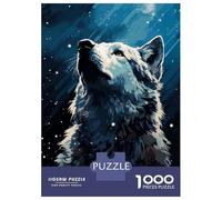 Puzzles for Adults 1000 Pieces Inspiring Wolf Pixel Art Jigsaws for Adults Brain Teaser Game Analysis And Logic Unique Birthday And Xmas Gifts 38x26cm/1000pcs