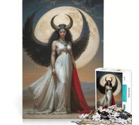 Puzzles for Adults 1000 Pieces Isis︰ Mother of Magic And Mysteries, Educational Toy, Pattern Assembly, Artists Collection, Fine Art (50x75cm)