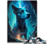 Puzzles for Adults 1000 Pieces Jack Russell Terrier Dog for Age 14+ Quiz Game Fun at Home Activities, Birthday Present,Travel Gifts 26x38cm