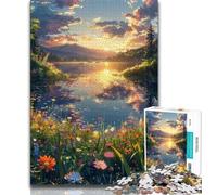 Puzzles for Adults 1000 Pieces Japanese Style Scenery Puzzles for Teenagers,Fun Present & Activity for Home,Toy for Rainy Days 26x38cm