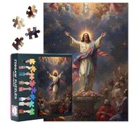 Puzzles for Adults 1000 Pieces Jesus Christ and Believer Jigsaw Puzzles Suitable for Game Nights Funny Challenging Puzzle Gifts for Family and Friends Finished Puzzle Size: 70x50cm