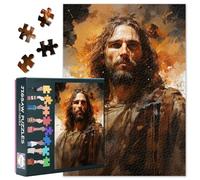 Puzzles for Adults 1000 Pieces, Jesus Christ Jigsaw Puzzles, Religion Christianity Adult Puzzle for Adults, Educational Fun Games or Toys for Elders Friends 20X27 INCH