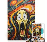 Puzzles for Adults 1000 Pieces Kaleidoscopic Constellations Scream Style Educational Toy Staycation Kill Time Birthday Present Gifts 38x26cm