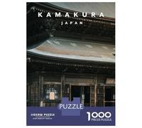 Puzzles for Adults 1000 Pieces Kamakura Monk Puzzles for Adults Brain Teaser Game Home Decoration Fun Activities at Home 70x50cm/1000pcs