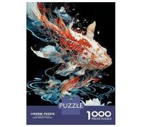 Puzzles for Adults 1000 Pieces Koi Dance Jigsaws for Adults Brain Teaser Game Analysis And Logic Unique Birthday And Xmas Gifts 70x50cm/1000pcs