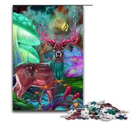 Puzzles for Adults 1000 Pieces Legendary Deer Impossible Puzzle Family Game Stress Reliever Difficult Challenge 75x50cm