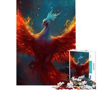 Puzzles for Adults 1000 Pieces Legendary Phoenix Bird Impossible Game Learning Educational Toys Birthday Gifts Precision Cutting (Size 38x52cm)