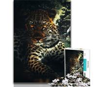 Puzzles for Adults 1000 Pieces Leopard And The Bird 1000 Piece Puzzle,Educational Games Home Decoration Suitable for Desktop Decoration 38x26cm