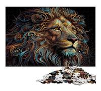 Puzzles for Adults 1000 Pieces Lion King of The Jungle Precision Cut Jigsaw Puzzle Is Ideal As Gifts for The Whole Family 1000 PCS(38x26cm)