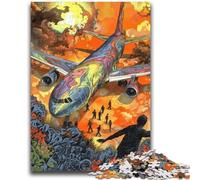 Puzzles for Adults 1000 Pieces Lost Plane Help The Brain Exercise Addictive Toys to Cultivate Patience Parent-child Interaction 50x75cm