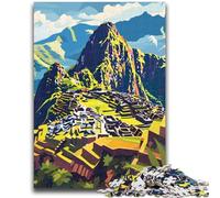 Puzzles for Adults 1000 Pieces Machu Picchu Landscape for Educational Game Challenge Toy for Is Ideal As A Gift for The Whole Family (size 50x70cm)